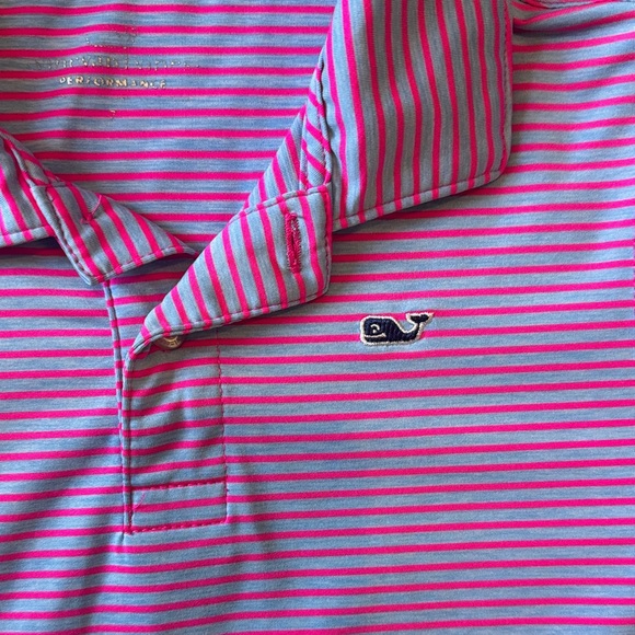 Pink and Blue Boys Polo Shirt - Picture 2 of 2